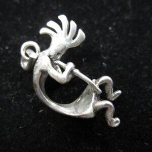 STERLING SILVER 3.2 GRAMS 925 MARSHA KOKOPELLI PENDANT, IN EXCELLENT CONDITION